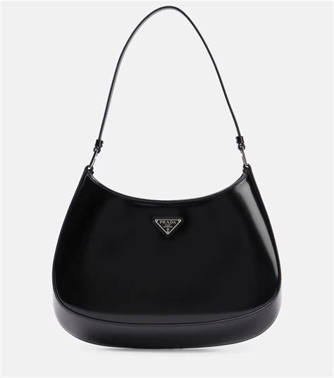 prada cleo nude|Cleo leather handbag Prada Black in Leather .